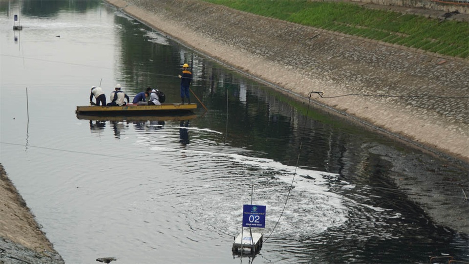 Kiểm tra chất lượng nước sông Tô Lịch sau khi áp dụng công nghệ làm sạch của Nhật Bản - 14