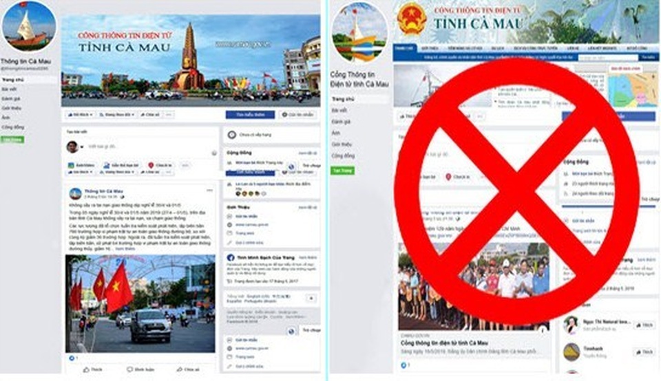 Phát hiện trang giả mạo Cổng thông tin điện tử tỉnh Cà Mau - 1 Phát hiện trang giả mạo Cổng thông tin điện tử tỉnh Cà Mau - 1