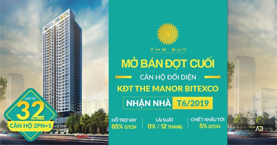 Tại sao nên mua căn hộ The Sun Mỹ Đình thời điểm này? - 1 Tại sao nên mua căn hộ The Sun Mỹ Đình thời điểm này? - 1
