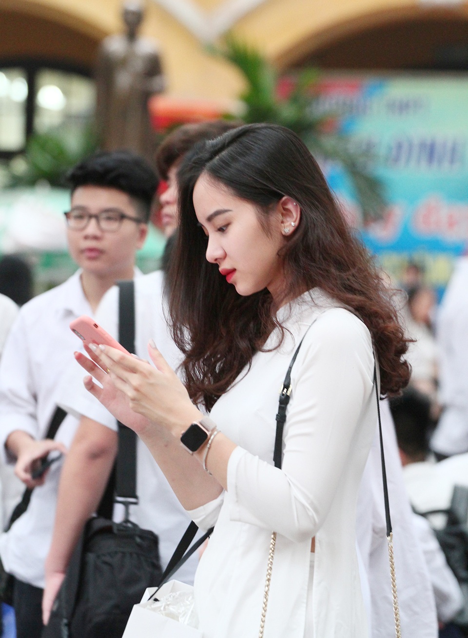Những nữ sinh xinh đẹp, dễ thương trường Phan Đình Phùng ngày bế giảng - 4 Những nữ sinh xinh đẹp, dễ thương trường Phan Đình Phùng ngày bế giảng - 4