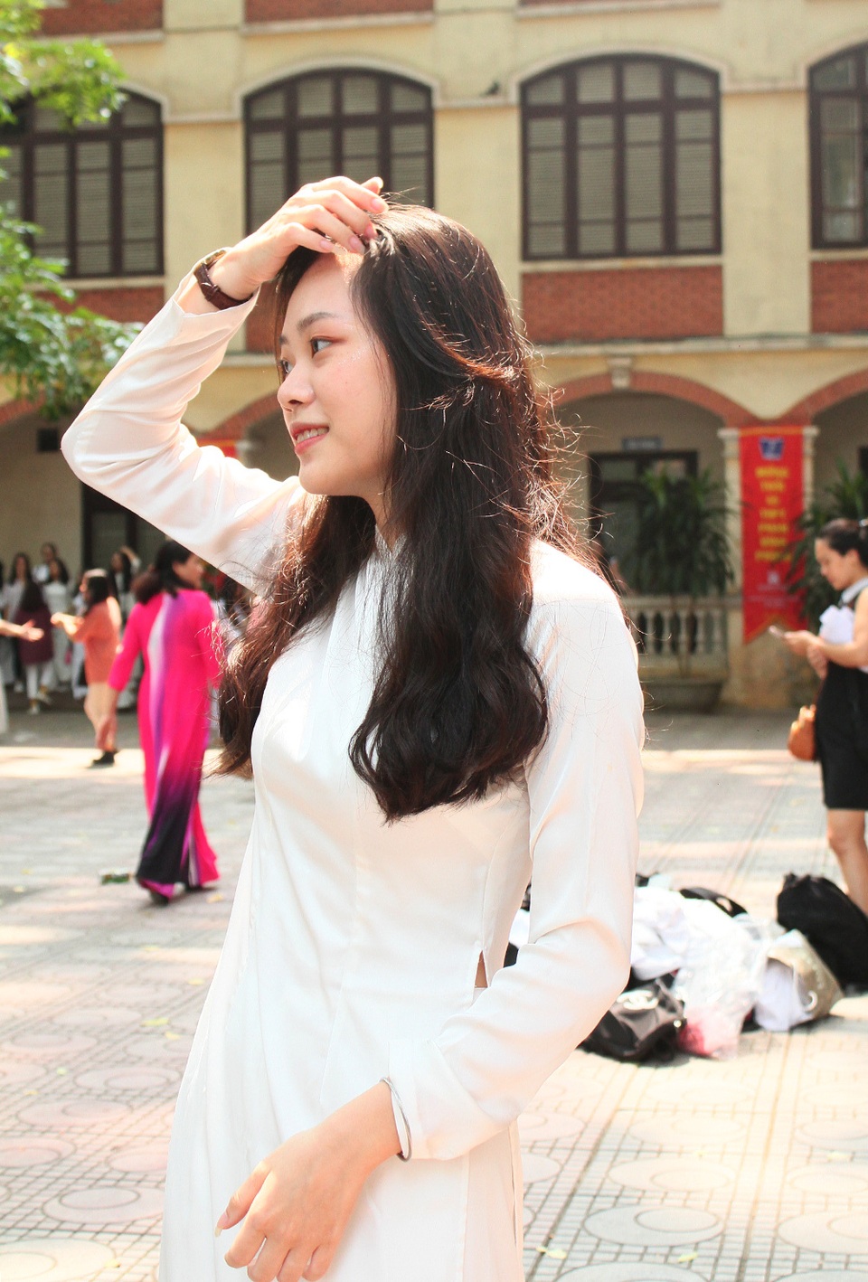 Những nữ sinh xinh đẹp, dễ thương trường Phan Đình Phùng ngày bế giảng - 5 Những nữ sinh xinh đẹp, dễ thương trường Phan Đình Phùng ngày bế giảng - 5