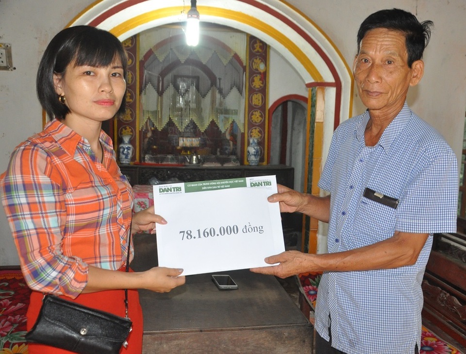 Hơn 78 triệu đồng đến với gia đình bác Nguyễn Hồng Môn - 4 Hơn 78 triệu đồng đến với gia đình bác Nguyễn Hồng Môn - 4