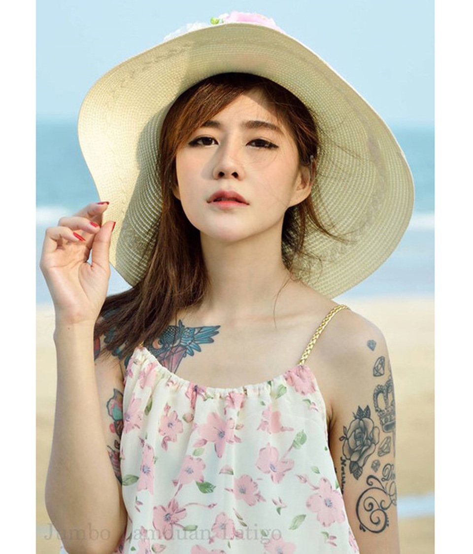 3 kiều nữ xăm Thái Lan: Mặt xinh như búp bê, da dính mực vẫn đẹp nuột nà - 12 3 kiều nữ xăm Thái Lan: Mặt xinh như búp bê, da dính mực vẫn đẹp nuột nà - 12