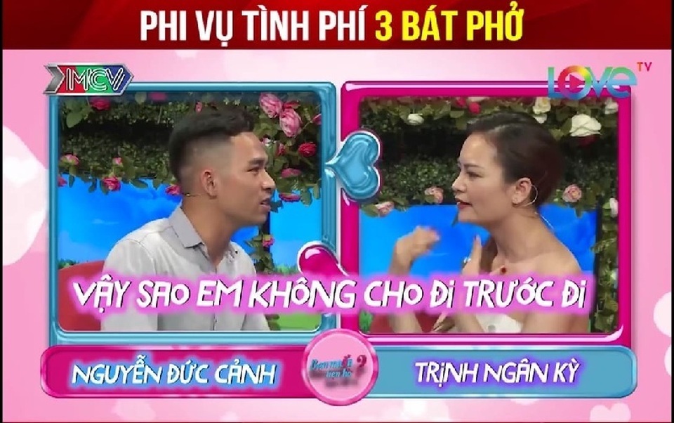 Cặp đôi tranh cãi nảy lửa “ai trả tiền 3 bát phở” trong show hẹn hò - 3 Cặp đôi tranh cãi nảy lửa “ai trả tiền 3 bát phở” trong show hẹn hò - 3