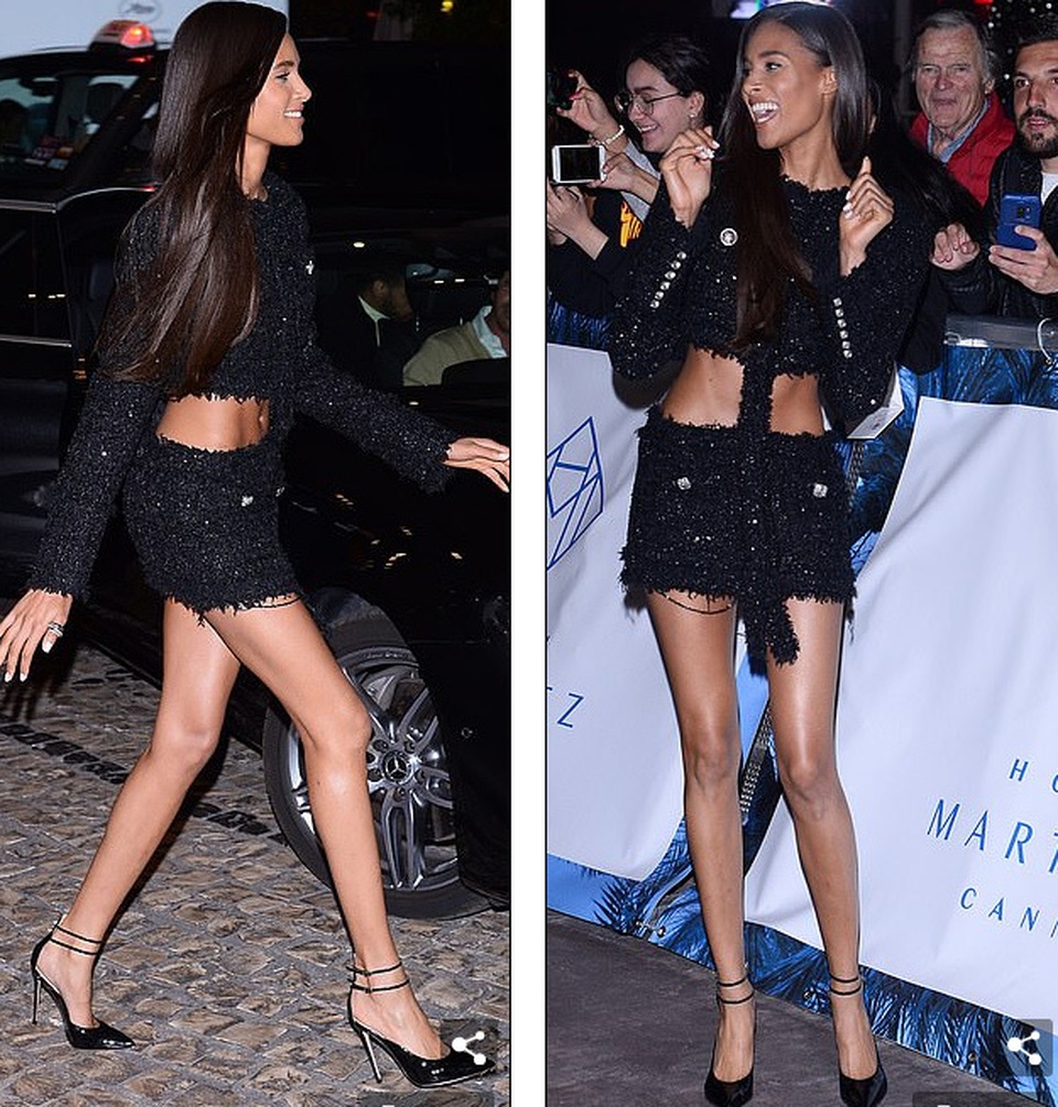 Mê mẩn đôi chân dài miên man của 2 siêu mẫu - 8