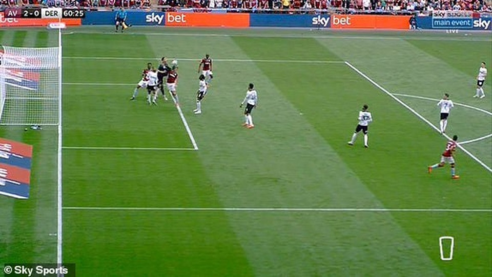 Thắng nghẹt thở trước Derby County, Aston Villa giành vé thăng hạng Premier League - 3 Thắng nghẹt thở trước Derby County, Aston Villa giành vé thăng hạng Premier League - 3
