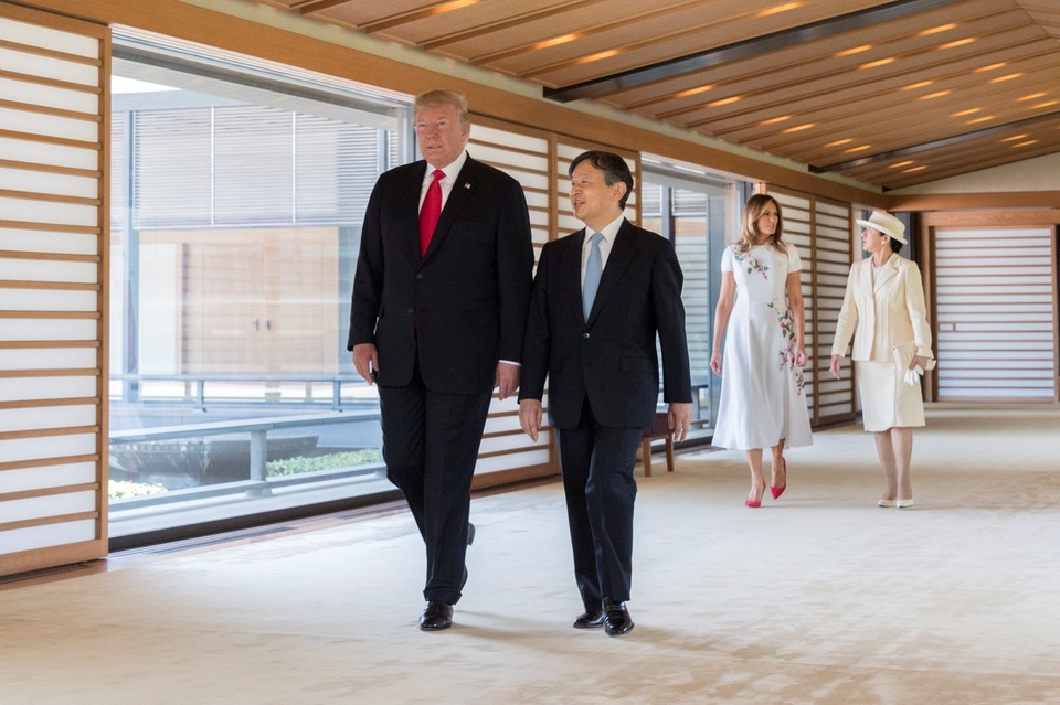Tân Nhật hoàng đón tiếp Tổng thống Trump trong cuộc gặp lịch sử - 12 Tân Nhật hoàng đón tiếp Tổng thống Trump trong cuộc gặp lịch sử - 12
