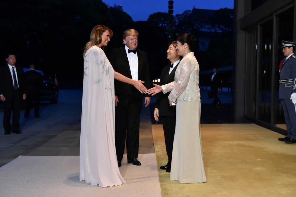 Tổng thống Trump dự quốc yến cùng Nhật hoàng Naruhito - 1 Tổng thống Trump dự quốc yến cùng Nhật hoàng Naruhito - 1
