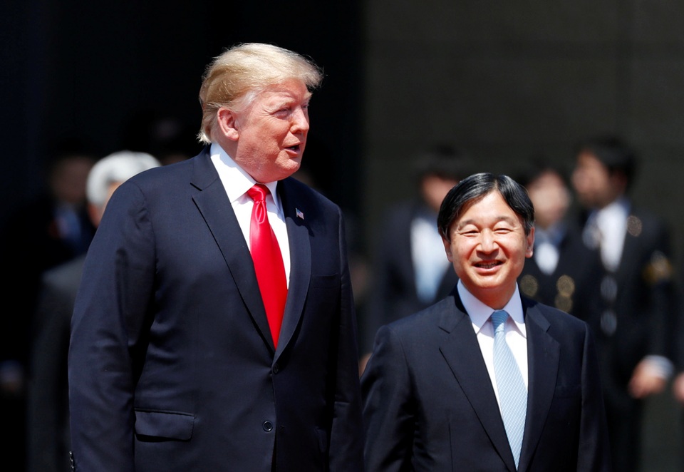 Tân Nhật hoàng đón tiếp Tổng thống Trump trong cuộc gặp lịch sử - 8 Tân Nhật hoàng đón tiếp Tổng thống Trump trong cuộc gặp lịch sử - 8