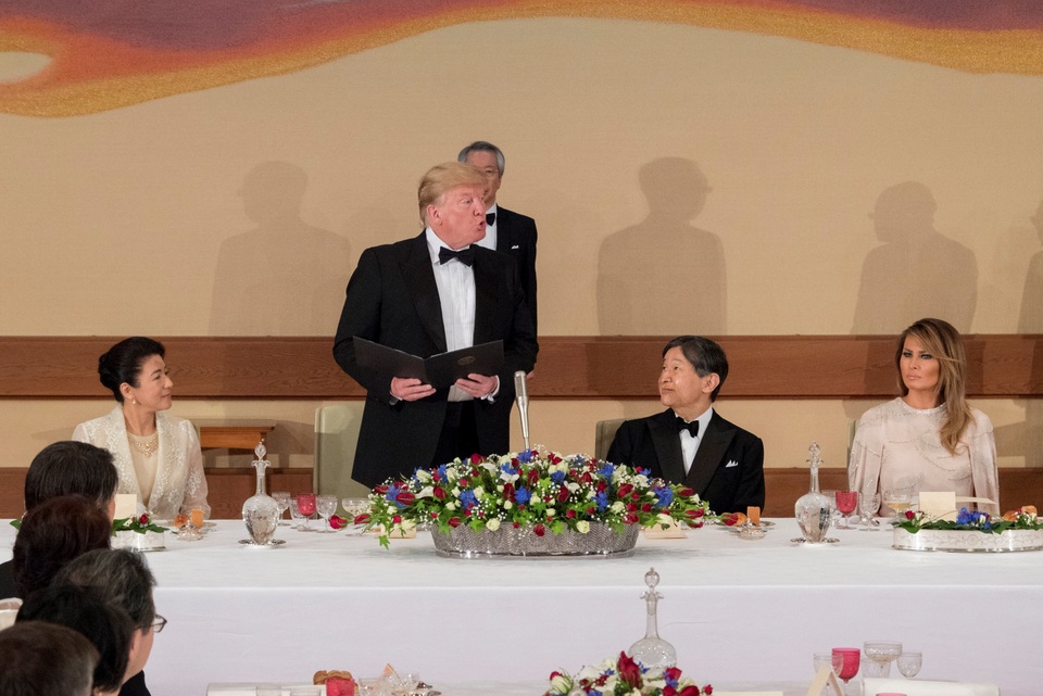Tổng thống Trump dự quốc yến cùng Nhật hoàng Naruhito - 5 Tổng thống Trump dự quốc yến cùng Nhật hoàng Naruhito - 5