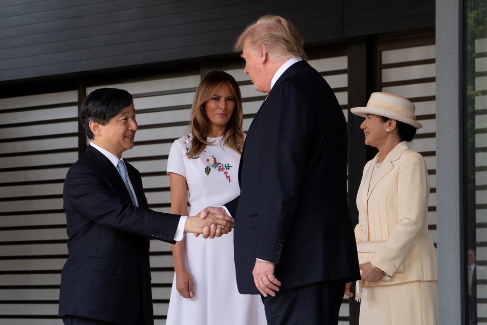 Tân Nhật hoàng đón tiếp Tổng thống Trump trong cuộc gặp lịch sử - 13 Tân Nhật hoàng đón tiếp Tổng thống Trump trong cuộc gặp lịch sử - 13