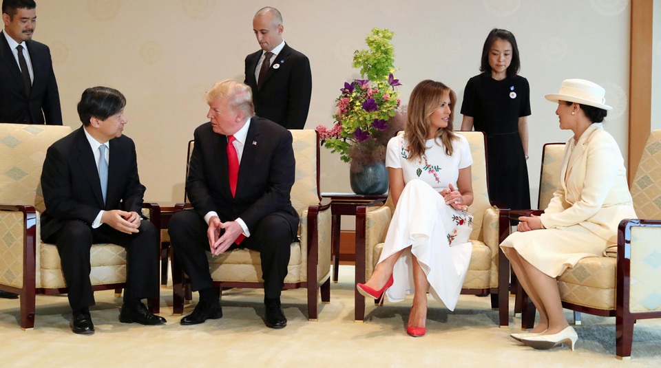 Tân Nhật hoàng đón tiếp Tổng thống Trump trong cuộc gặp lịch sử - 9 Tân Nhật hoàng đón tiếp Tổng thống Trump trong cuộc gặp lịch sử - 9