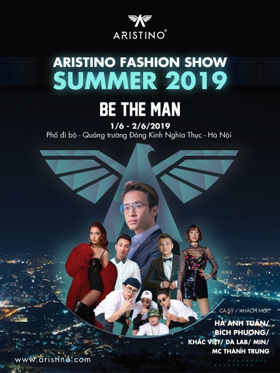 Aristino tổ chức fashion show tại phố đi bộ Hà Nội với chủ đề ‘Be the man’ - 1 Aristino tổ chức fashion show tại phố đi bộ Hà Nội với chủ đề ‘Be the man’ - 1