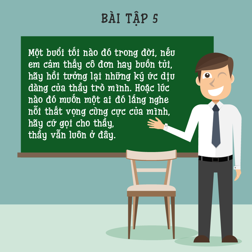 Cùng chiêm nghiệm với 6 bài tập về nhà để đời đang gây sốt - 6 Cùng chiêm nghiệm với 6 bài tập về nhà để đời đang gây sốt - 6