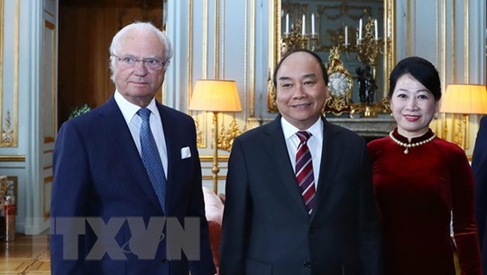 Thủ tướng Nguyễn Xuân Phúc hội kiến Quốc vương Thụy Điển - 1 Thủ tướng Nguyễn Xuân Phúc hội kiến Quốc vương Thụy Điển - 1