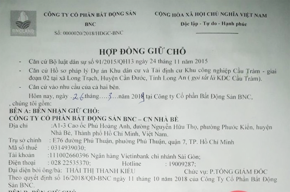 Chưa được cấp phép, dự án BNC Dragon đã rao bán rầm rộ - 3 Chưa được cấp phép, dự án BNC Dragon đã rao bán rầm rộ - 3