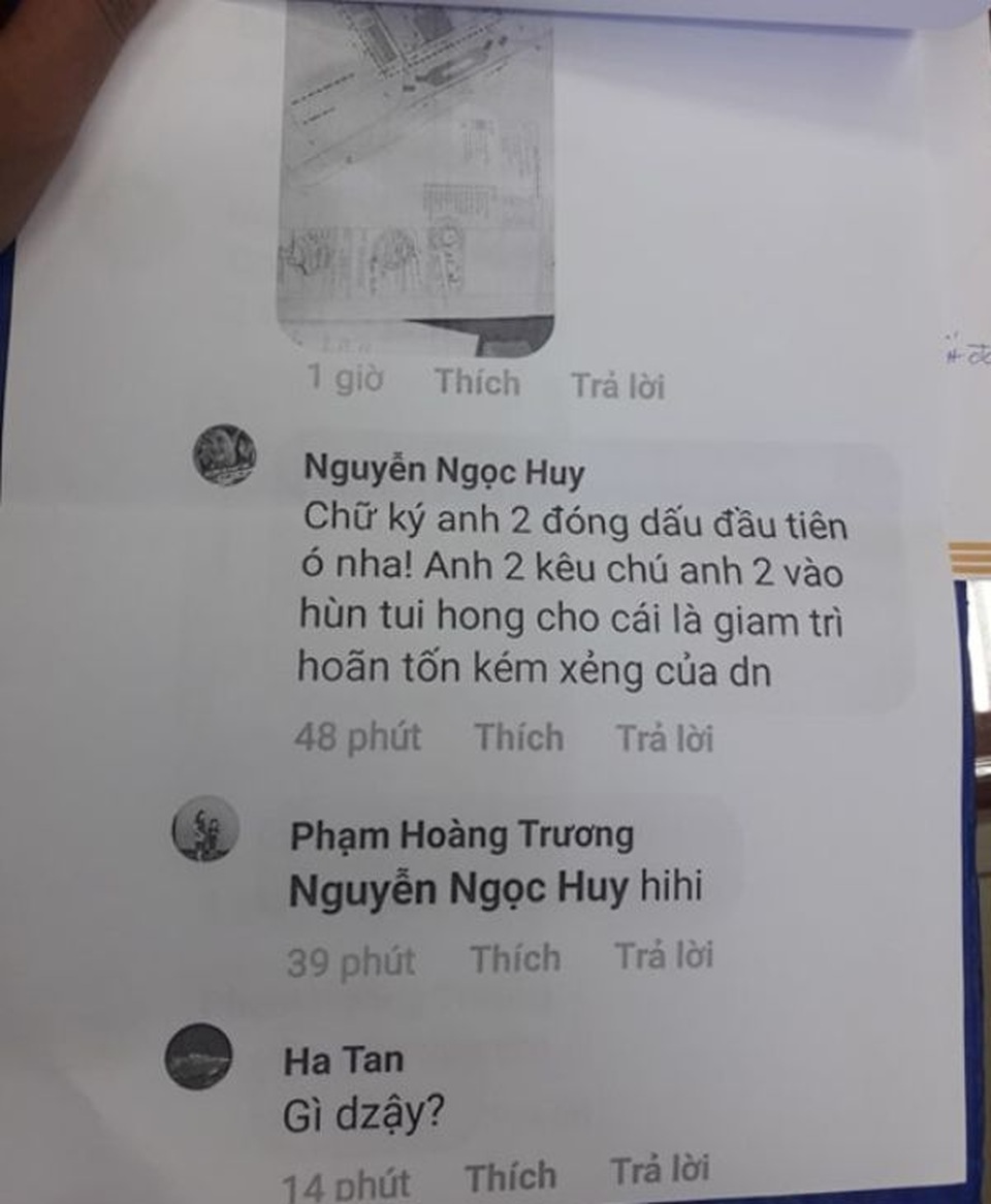 Cho rằng bị xúc phạm trên Facebook, Phó Chủ tịch huyện kiện cán bộ tỉnh - 2 Cho rằng bị xúc phạm trên Facebook, Phó Chủ tịch huyện kiện cán bộ tỉnh - 2