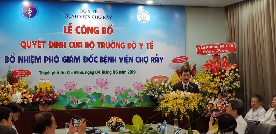Bệnh viện Chợ Rẫy có Phó giám đốc mới - 1 Bệnh viện Chợ Rẫy có Phó giám đốc mới - 1