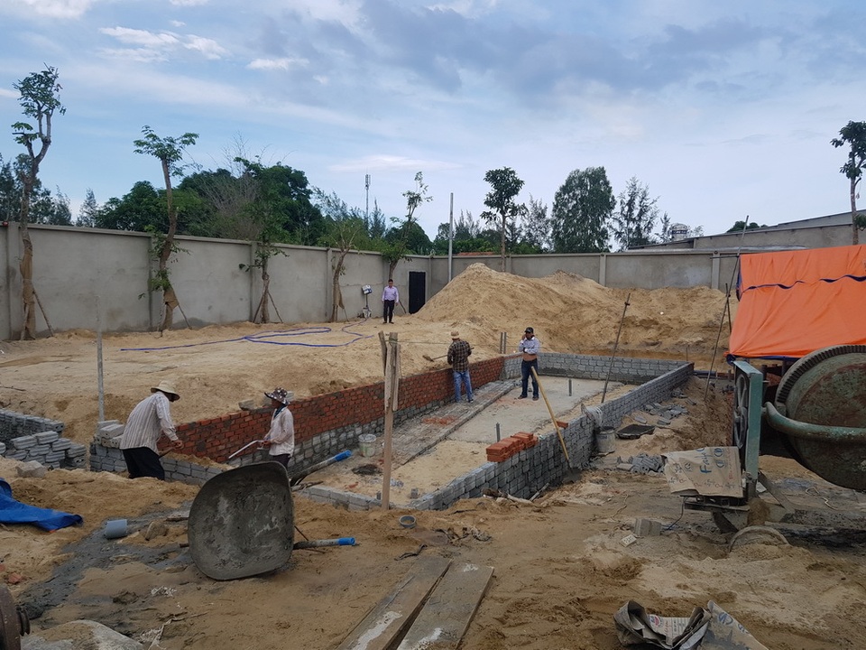 Xây nhà trái phép trong làng đại học Đà Nẵng Xây nhà trái phép trong làng đại học Đà Nẵng
