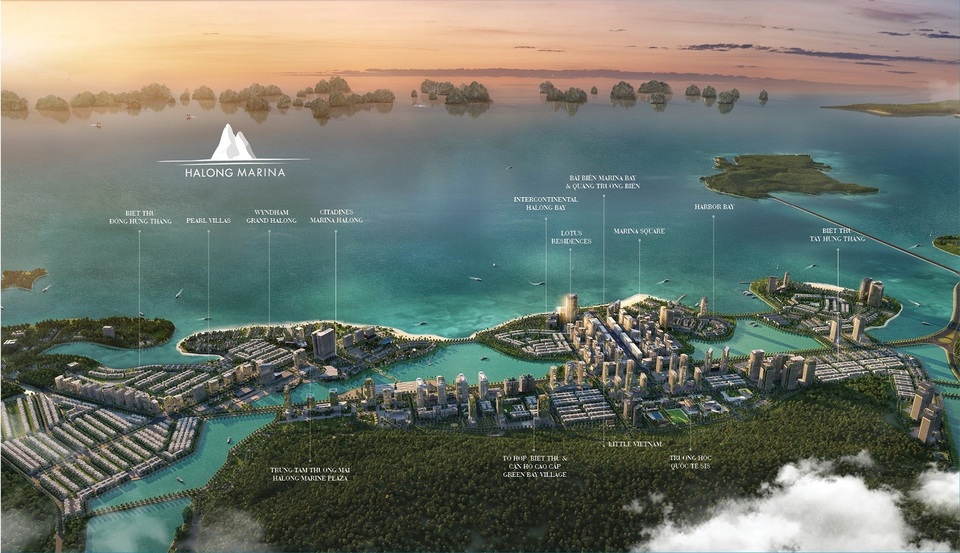 Halong Marina – từ vùng đất trống ven biển thành đại đô thị du lịch sầm uất bên bờ di sản - 1 Halong Marina – từ vùng đất trống ven biển thành đại đô thị du lịch sầm uất bên bờ di sản - 1