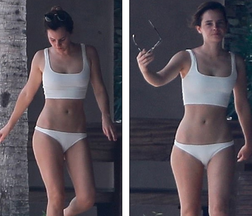 Emma Watson diện bikini khoe dáng chuẩn - 3 Emma Watson diện bikini khoe dáng chuẩn - 3