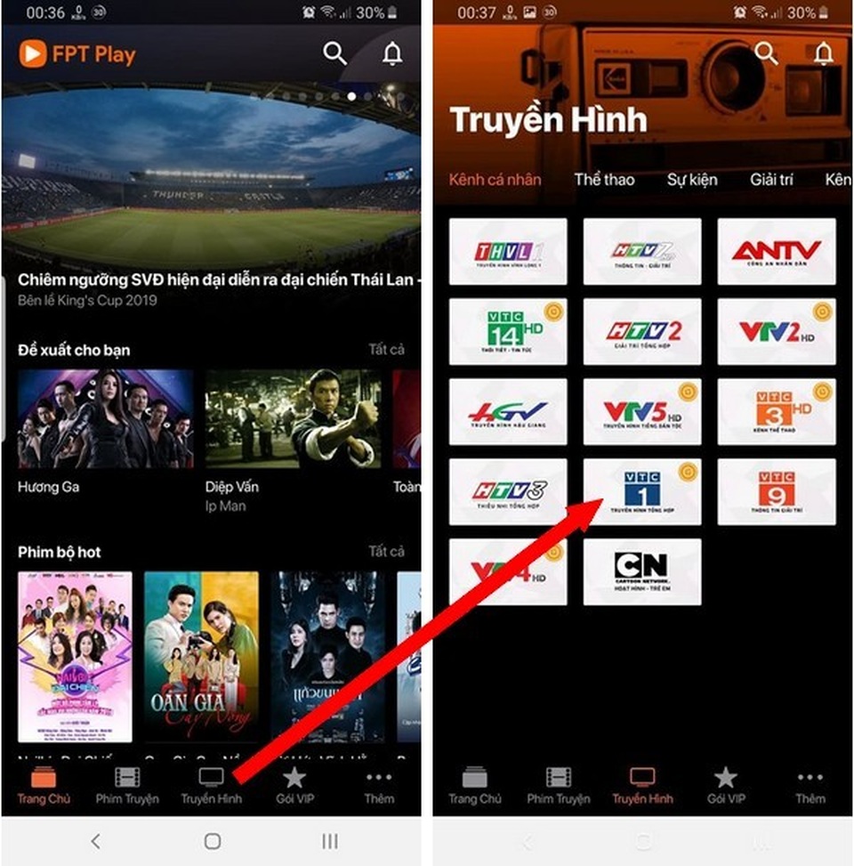 Hướng dẫn xem trực tiếp trận đấu giữa đội tuyển Việt Nam và Thái Lan trên smartphone và máy tính - 1 Hướng dẫn xem trực tiếp trận đấu giữa đội tuyển Việt Nam và Thái Lan trên smartphone và máy tính - 1
