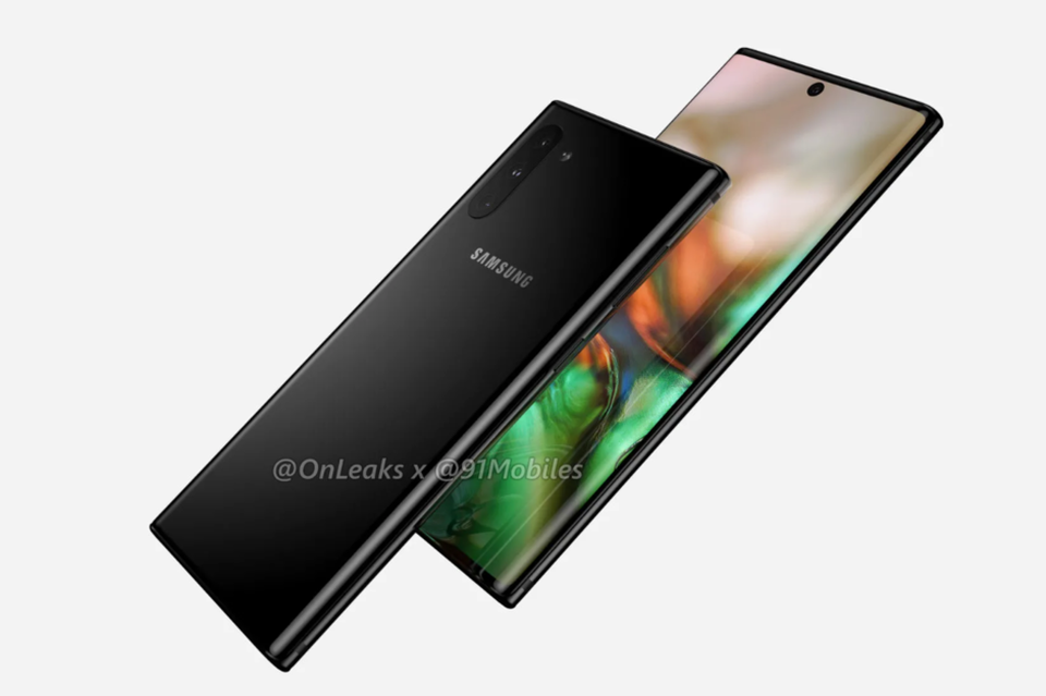 Lộ thiết kế mới mẻ của Galaxy Note10 qua loạt video và hình ảnh - 2 Lộ thiết kế mới mẻ của Galaxy Note10 qua loạt video và hình ảnh - 2