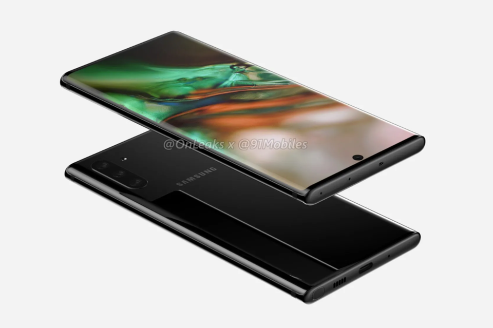 Lộ thiết kế mới mẻ của Galaxy Note10 qua loạt video và hình ảnh - 3 Lộ thiết kế mới mẻ của Galaxy Note10 qua loạt video và hình ảnh - 3