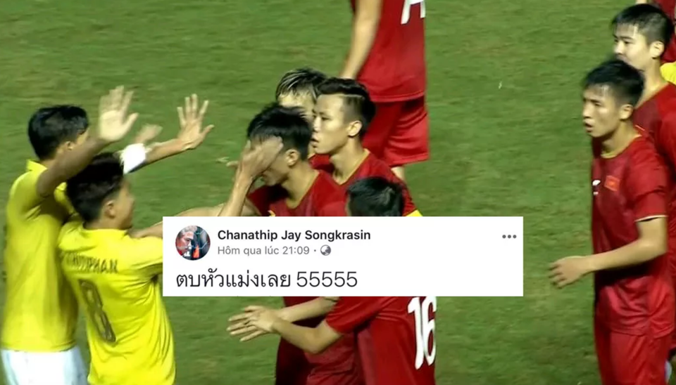 Chanathip hả hê khi Văn Hậu bị tát, cổ động viên Việt Nam nổi giận - 1 Chanathip hả hê khi Văn Hậu bị tát, cổ động viên Việt Nam nổi giận - 1