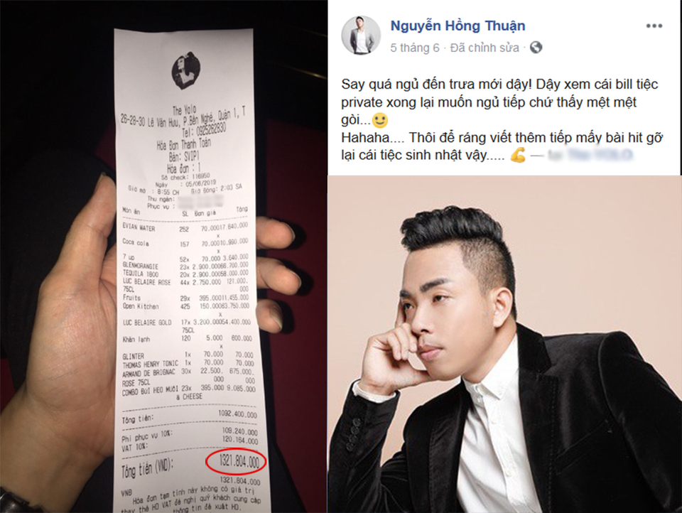 Nguyễn Hồng Thuận chi 1,3 tỷ mừng sinh nhật và yêu cầu đặc biệt dành cho khách mời - 3 Nguyễn Hồng Thuận chi 1,3 tỷ mừng sinh nhật và yêu cầu đặc biệt dành cho khách mời - 3
