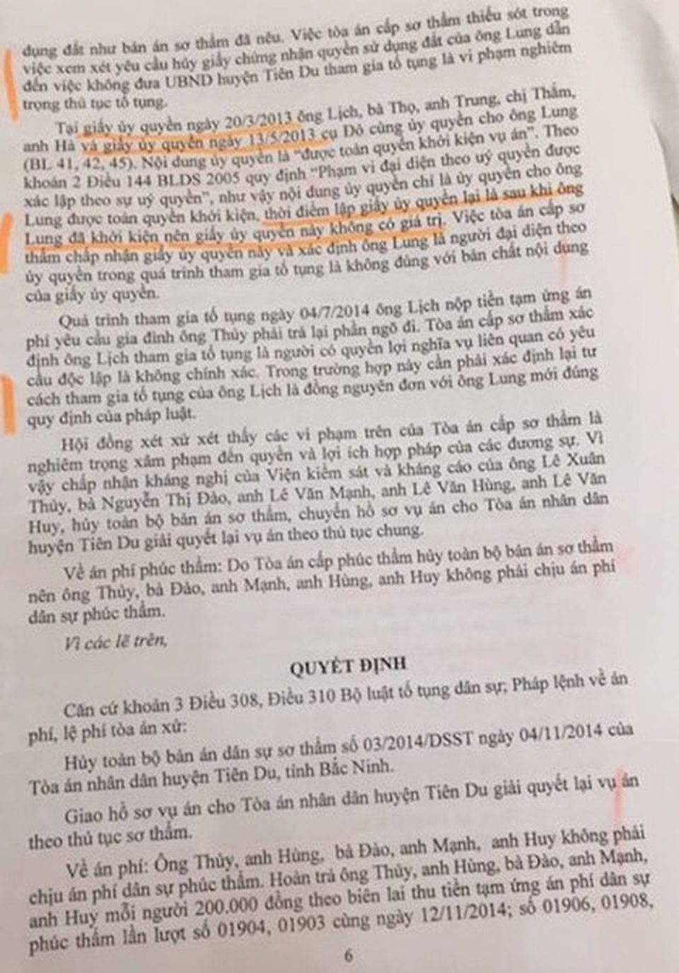 Bắc Ninh: Tòa án, chính quyền vênh quan điểm, người dân nín thở chờ phán quyết - 2 Bắc Ninh: Tòa án, chính quyền vênh quan điểm, người dân nín thở chờ phán quyết - 2