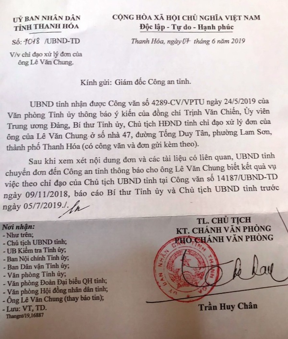 Kỳ án 1 thửa đất 4 sổ đỏ: Chỉ đạo của Bí thư tỉnh uỷ Thanh Hoá đang bị phớt lờ? - 1 Kỳ án 1 thửa đất 4 sổ đỏ: Chỉ đạo của Bí thư tỉnh uỷ Thanh Hoá đang bị phớt lờ? - 1