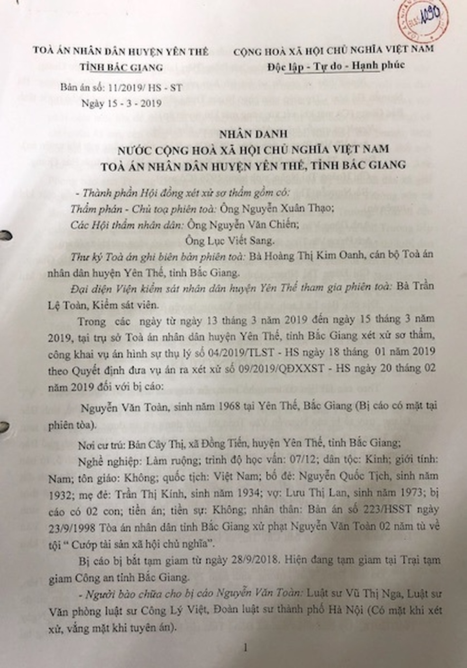 Không người chứng kiến, hung khí… “tưởng tượng” vẫn bị kết án, bị cáo liên tục kêu oan! - 2 Không người chứng kiến, hung khí… “tưởng tượng” vẫn bị kết án, bị cáo liên tục kêu oan! - 2