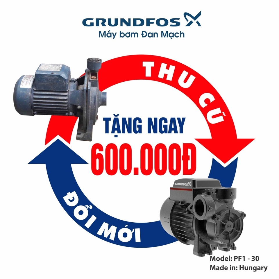 Cơ hội sở hữu sản phẩm chính gốc Châu Âu - máy bơm nước Grundfos Đan Mạch - 1 Cơ hội sở hữu sản phẩm chính gốc Châu Âu - máy bơm nước Grundfos Đan Mạch - 1