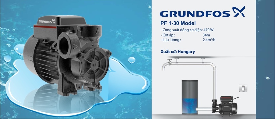 Cơ hội sở hữu sản phẩm chính gốc Châu Âu - máy bơm nước Grundfos Đan Mạch - 2 Cơ hội sở hữu sản phẩm chính gốc Châu Âu - máy bơm nước Grundfos Đan Mạch - 2