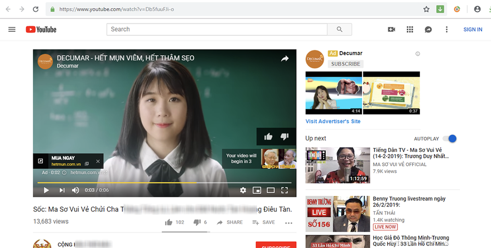 Thêm nhiều nhãn hàng lớn ngừng quảng cáo trên Youtube tại Việt Nam - 1 Thêm nhiều nhãn hàng lớn ngừng quảng cáo trên Youtube tại Việt Nam - 1