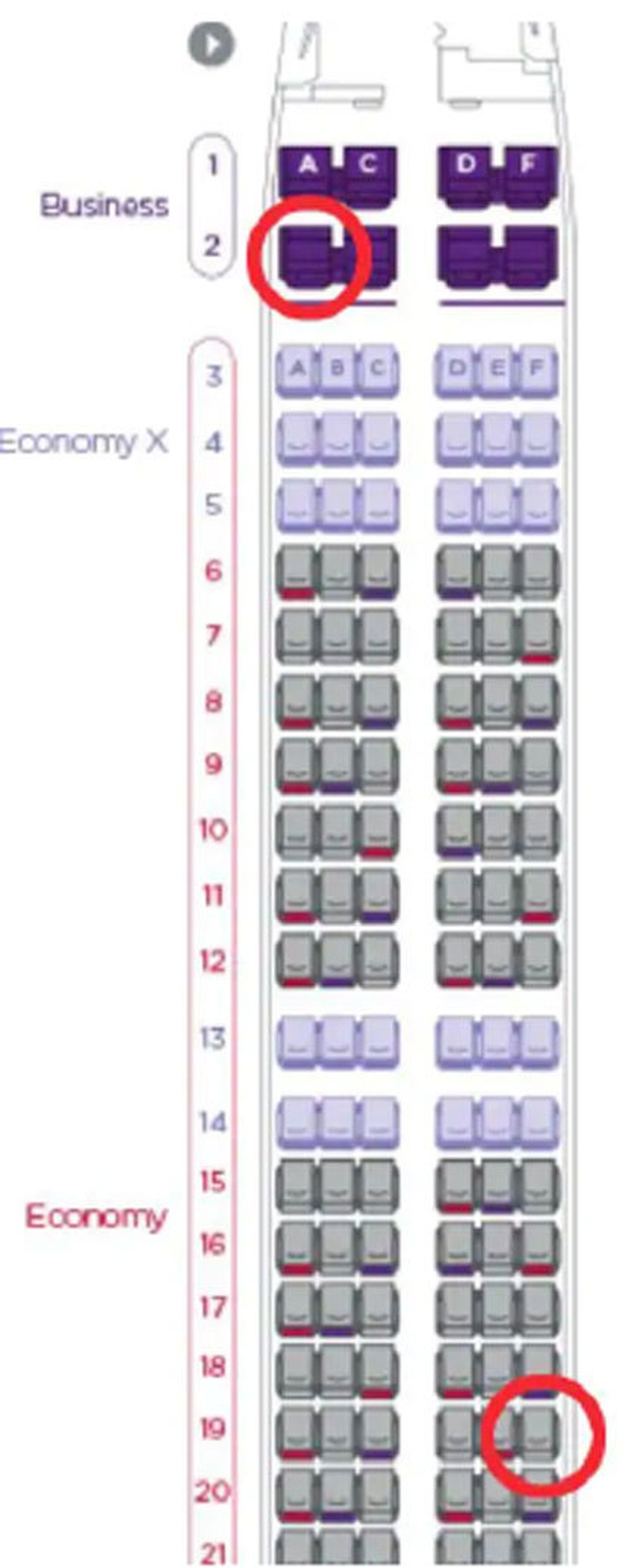 Đâu là hai vị trí ghế ngồi được hành khách đặt nhiều nhất trên máy bay? - 2 Đâu là hai vị trí ghế ngồi được hành khách đặt nhiều nhất trên máy bay? - 2