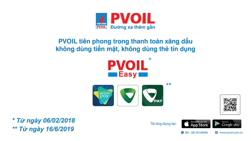 PVOIL tiên phong trong thanh toán mua xăng dầu không dùng tiền mặt, không dùng thẻ tín dụng - 1 PVOIL tiên phong trong thanh toán mua xăng dầu không dùng tiền mặt, không dùng thẻ tín dụng - 1