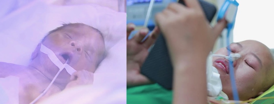 Người mẹ ung thư giai đoạn cuối lần đầu gặp con: “Ở đây, bao giờ mẹ khỏe, mẹ sang” - 4 Người mẹ ung thư giai đoạn cuối lần đầu gặp con: “Ở đây, bao giờ mẹ khỏe, mẹ sang” - 4