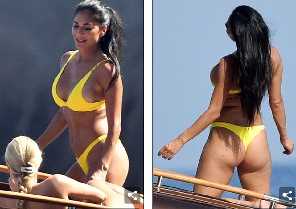 Nicole Scherzinger bốc lửa với bikini vàng - 3 Nicole Scherzinger bốc lửa với bikini vàng - 3