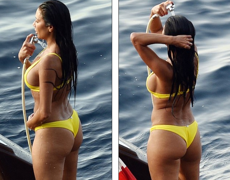 Nicole Scherzinger bốc lửa với bikini vàng - 4 Nicole Scherzinger bốc lửa với bikini vàng - 4