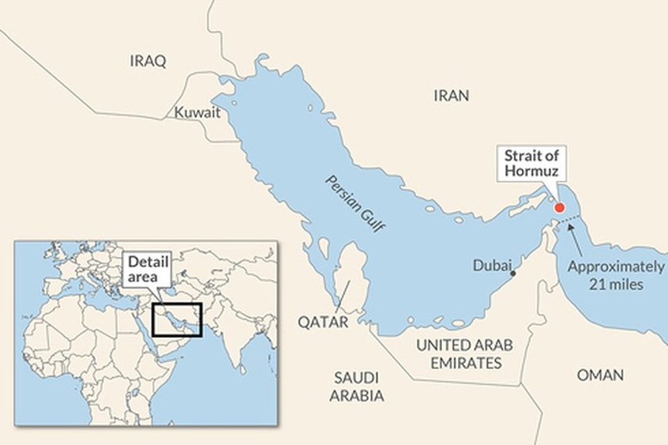 Điều gì xảy ra khi Eo biển Hormuz - yết hầu dầu mỏ thế giới bị bóp nghẹt? - 1 Điều gì xảy ra khi Eo biển Hormuz - yết hầu dầu mỏ thế giới bị bóp nghẹt? - 1
