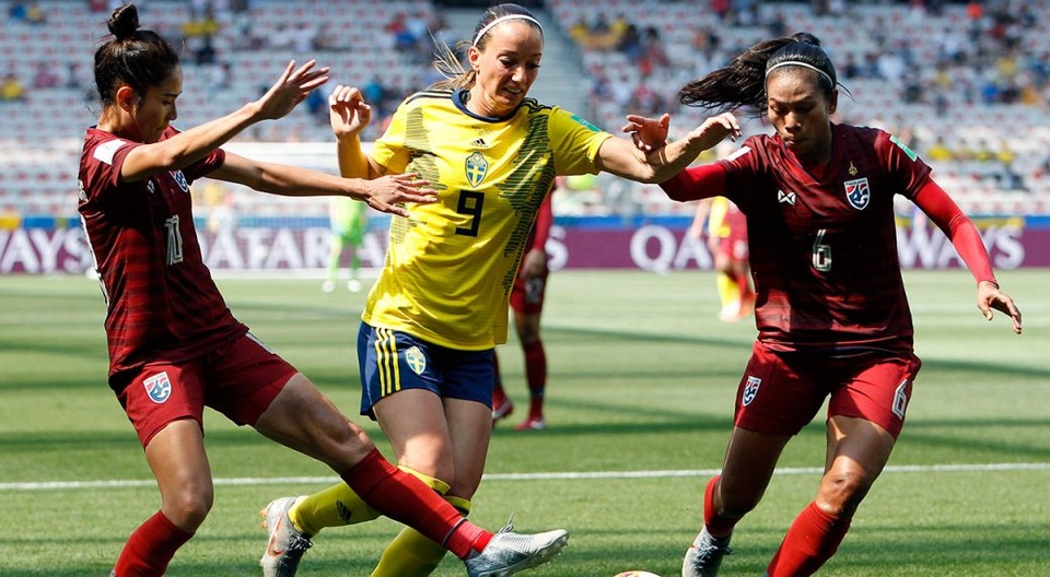 Lần thứ 2 thua tan nát, nữ Thái Lan 99% bị loại khỏi World Cup - 1 Lần thứ 2 thua tan nát, nữ Thái Lan 99% bị loại khỏi World Cup - 1