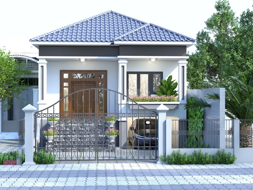 Những mẫu nhà cấp 4 đẹp được yêu thích của KISATO - 6 Những mẫu nhà cấp 4 đẹp được yêu thích của KISATO - 6