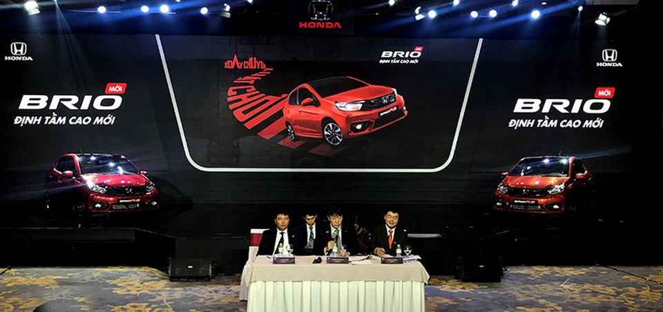 Nóng bỏng phân khúc xe đô thị: Honda Brio chính thức ra mắt, giá từ 418 triệu đồng - 1 Nóng bỏng phân khúc xe đô thị: Honda Brio chính thức ra mắt, giá từ 418 triệu đồng - 1