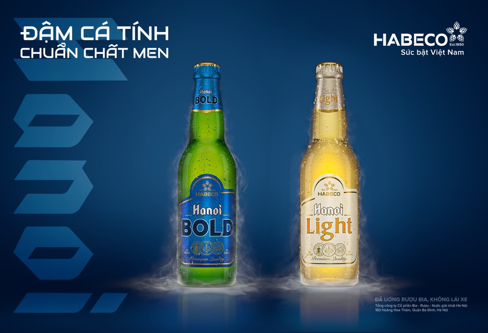 Habeco cho ra mắt cặp sản phẩm bia đẳng cấp Hanoi Bold và Hanoi Light - 4 Habeco cho ra mắt cặp sản phẩm bia đẳng cấp Hanoi Bold và Hanoi Light - 4