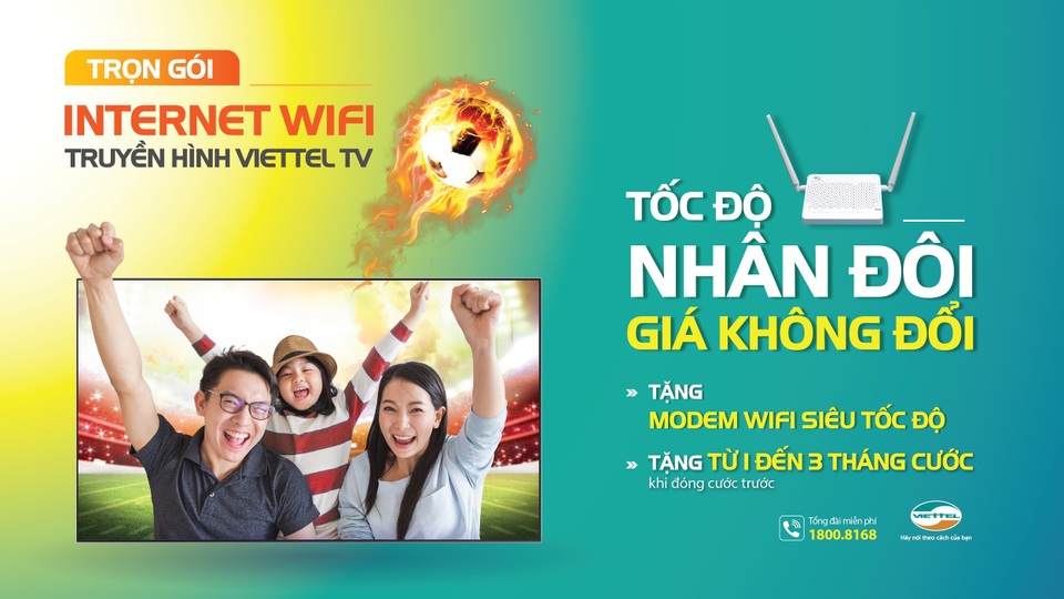 Trải nghiệm Internet tốc độ cao gấp đôi, giá không đổi của Viettel - 3 Trải nghiệm Internet tốc độ cao gấp đôi, giá không đổi của Viettel - 3