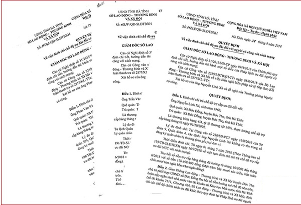 Thu hồi hơn 50 tỷ đồng bòn rút do khai man hồ sơ người có công - 1