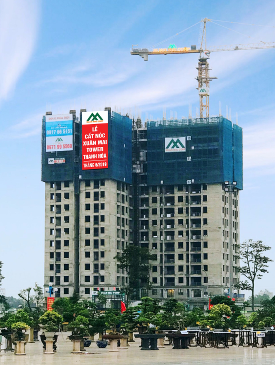 Xuân Mai Tower - chung cư cao cấp trung tâm TP Thanh Hóa chính thức cất nóc - 1 Xuân Mai Tower - chung cư cao cấp trung tâm TP Thanh Hóa chính thức cất nóc - 1