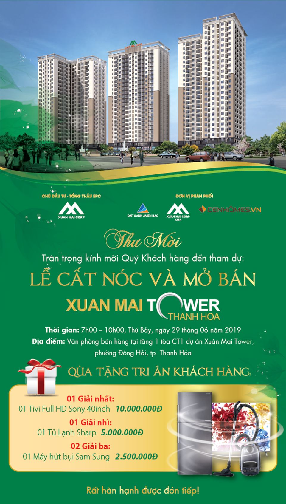 Xuân Mai Tower - chung cư cao cấp trung tâm TP Thanh Hóa chính thức cất nóc - 2 Xuân Mai Tower - chung cư cao cấp trung tâm TP Thanh Hóa chính thức cất nóc - 2